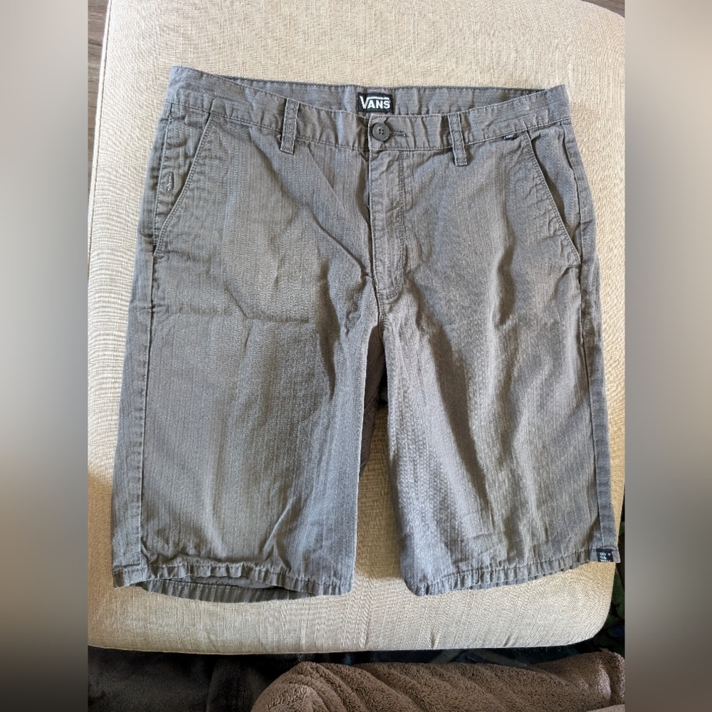 Men's‎ Vans Gray Chino Shorts Sz 34
